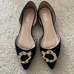 Black flats